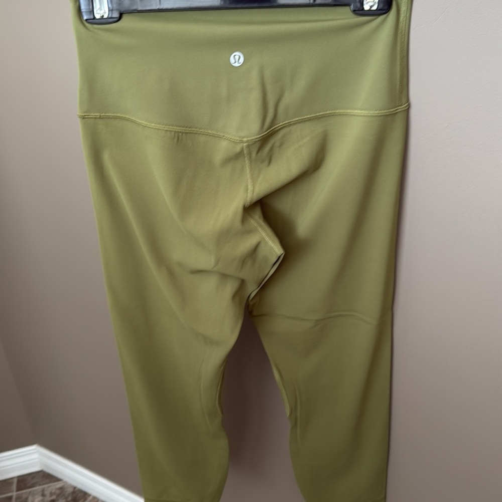Lululemon Align Crop 23” Size 8 Bronze Green - Picture 2 of 3